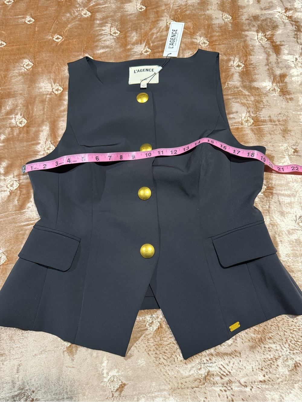 L'AGENCE Tessa Racer Neck Vest - Picture 7 of 8